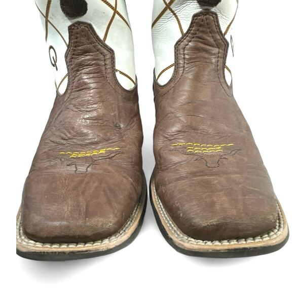 Ariat Dakota Dogger Longhorn Star Western Boot Quincy Collection Kids 6 - Picture 6 of 8